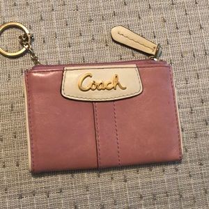 Coach wallet keychain